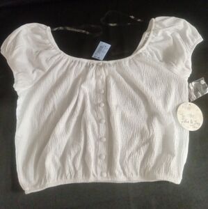 Jolie & Joy  - Crop Top -  Off the shoulder